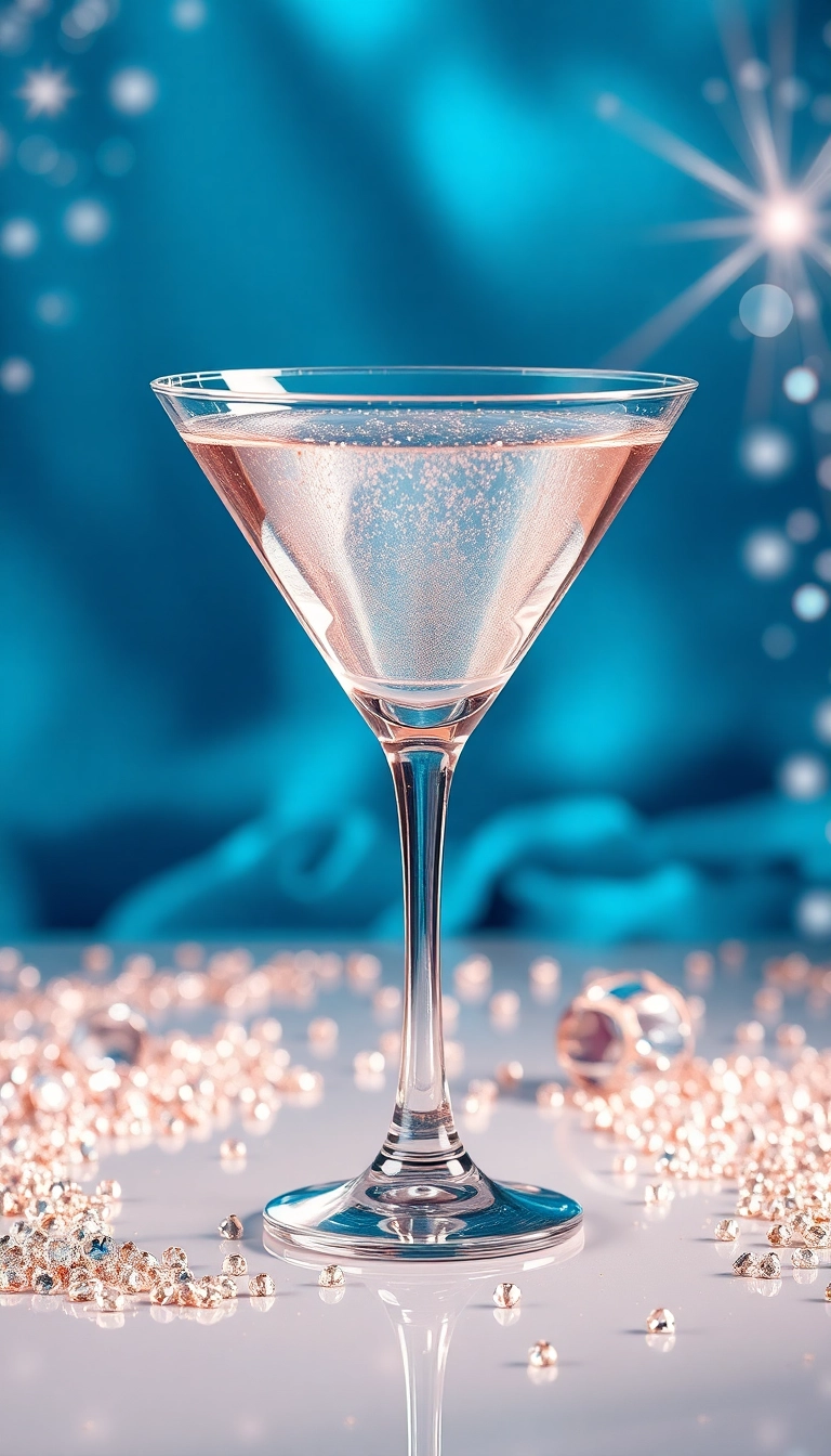 Best Glamorous Cocktail Glass Phone Sophisticated Background